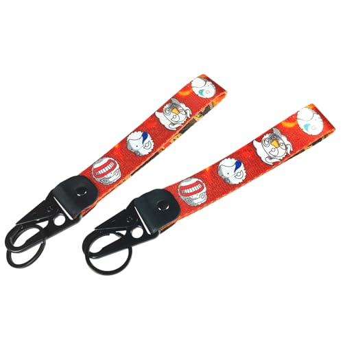 Image of 1Pack Anime Keychian,Japanese Culture Motorcycle & Auto Key Tags Jet Tag for Car Scooter Keys (AK-5-24-C)