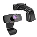 immagine 4M Mehoom Webcam 1080P con microfono, videocamera PC desktop USB 2.0 Full HD Web Camera per videochiamate, studio, conferenza, registrazione
