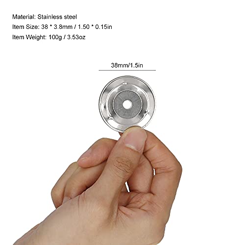 Mingzhe 50 peças Pandeiro Sino Tinir Sino de Aço Inoxidável para Sino Pandeiro Pandeiros Igreja