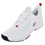 YONEX Power Cushion Sonicage3 SHTS3MACEX (White/Red) (us_Footwear_Size_System, Adult, Men, Numeric,