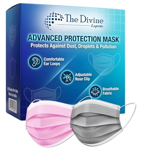 Image of Surgical Mask for Men & Women | Certified by ISO & CE to Protect Mouth Droplets, Dust and Pollution Combo