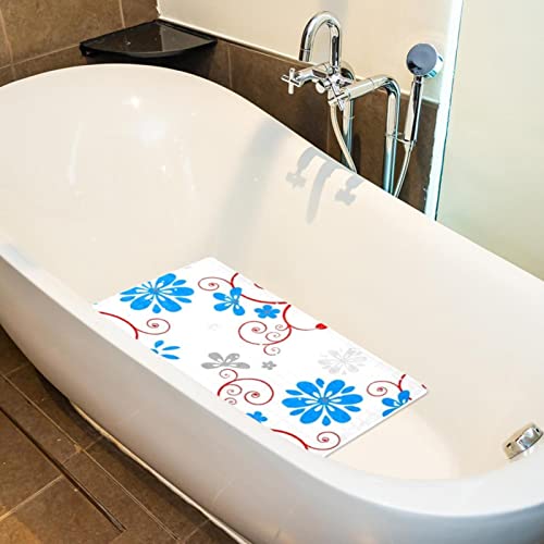 Alfombrilla de baño antideslizante con ventosas y diseño plano para bebés 6