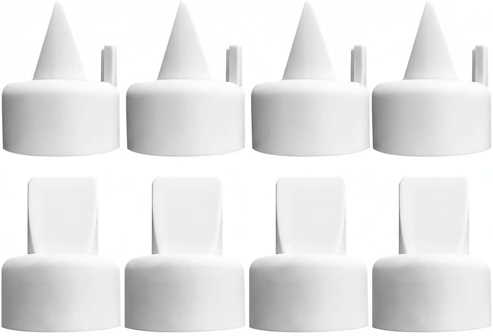 8 Pack Duckbill Valves for Spectra S1 S2 9 Plus Synergy Gold & Medela Pumps, Replacement Duckbill Valve Parts with Same Suction as Original