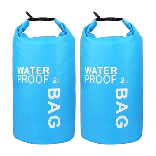 Bolsa De Playa Impermeable De 2 Piezas, Bolsa De Natación Impermeable, Bolsa Impermeable para Acampar, Bolsa Impermeable De Viaje, Bolsa Impermeable Portátil