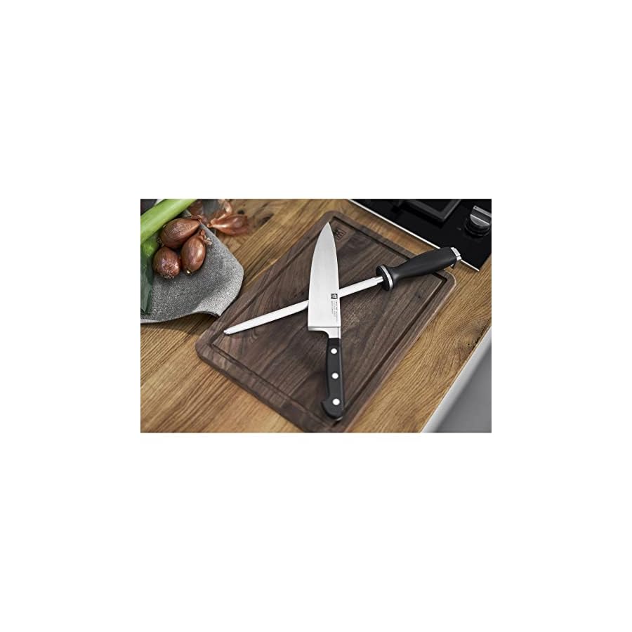 ZWILLING Accessories Sharpening Steel, 10-inch, Black/Stainless Steel