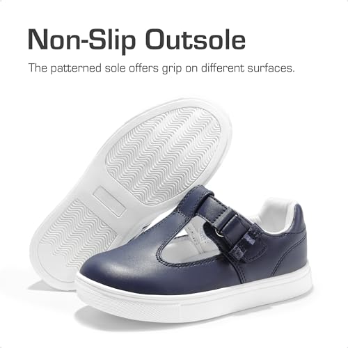 DREAM PAIRS Girls Mary Jane Toddler School Shoes,Navy,8 Toddler - image 4