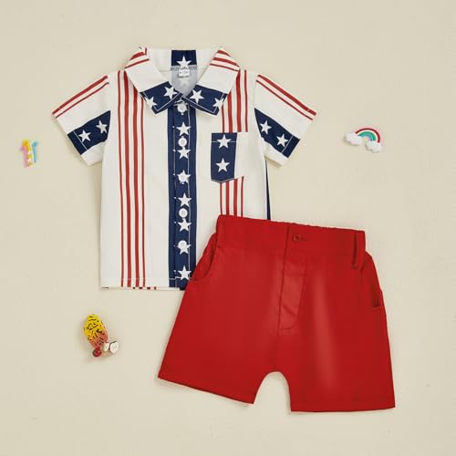 Image of Biayxms Baby Boy Halloween Outfits Pumpkins Gentlemen Suit Short Sleeve Button Up Shirts Shorts Pants Baby Halloween Clothes