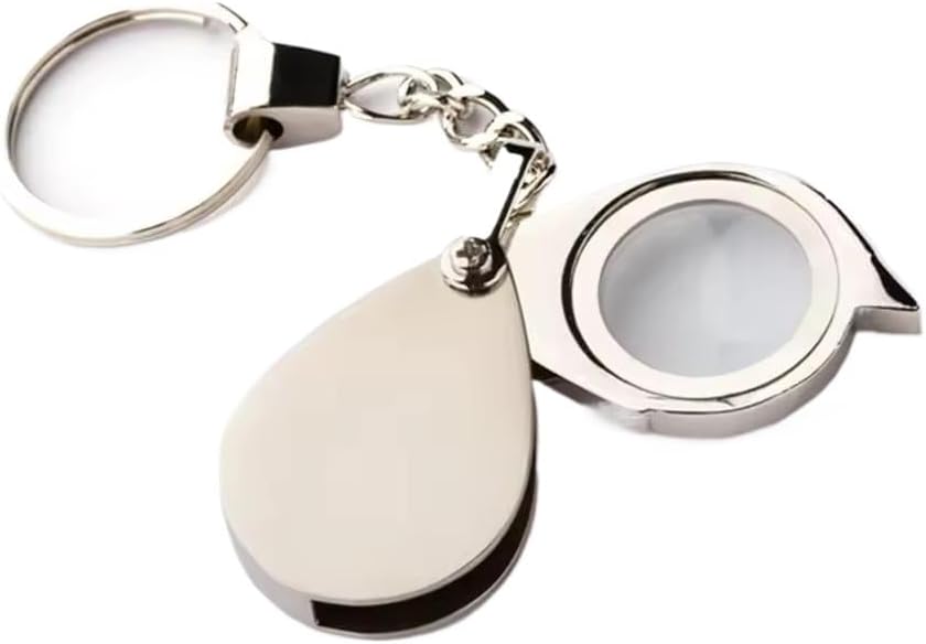 VIDI Portable 15X Magnifier Folding Key Mini Magnifying Glass Loupe Tool