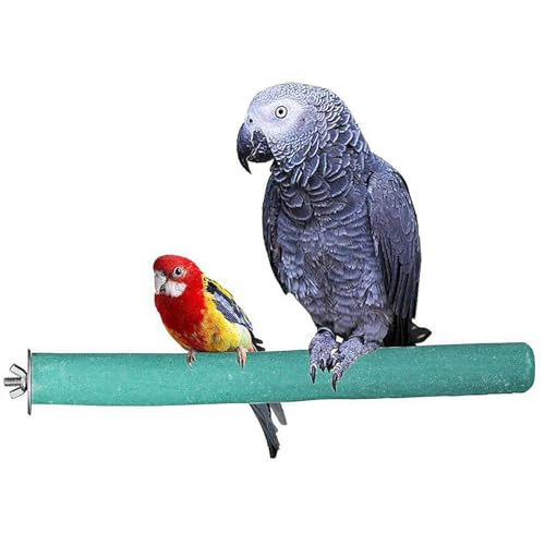 Image of Mipcase Parrot Grinding Stick Bird Beak Grinder and Claw Grinding Rod Bird Training Perch for Parakeets Cockatiels Small Birds Climbing Stand for Cage 7.87 in
