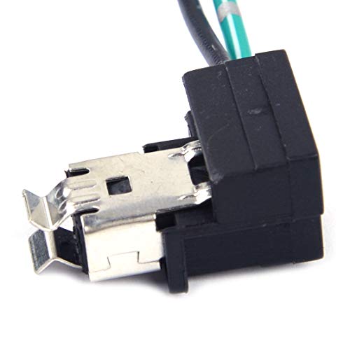 Riloer 2x H1 Faro Antiniebla Lámpara Bombilla Portalámparas Enchufe Conector de Cableado, Conector de Enchufe de Arnés de Cables, para Automóvil