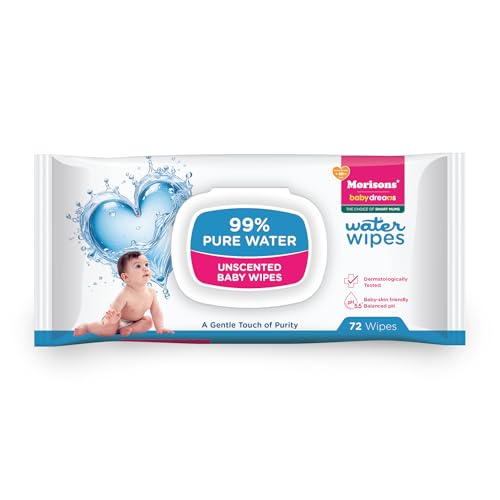 Image of Morisons Baby Dreams 99% Water Wipes