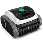 (Upgrade) Robot Piscine Sans Fil WYBOT C1-01 Robot Piscine pour Piscines Enterrées & Hors Sol - Nettoyeur 4-en-1 Paroi & Ligne d'Eau 150min/150m², Navigation Intelligente, App-Blanc & Vert Clair