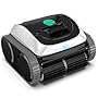 (Upgrade) Robot Piscine Sans Fil WYBOT C1-01 Robot Piscine pour Piscines Enterrées & Hors Sol - Nettoyeur 4-en-1 Paroi & Ligne d'Eau 150min/150m², Navigation Intelligente, App-Blanc & Vert Clair