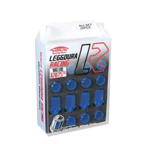 レデューラレーシング ロックナット ナットセット  M12×P1.5 20個 Kics レデューラ レーシング ロック＆ナット 20個 ブルー M12×P1