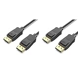 DisplayPort auf DisplayPort Kabel kann einfach einen DP- PC an einen HDTV, Monitor oder Projektor mit DisplayPort für 4K Video anschließen. Das DP Kabel unterstützt bis zu 4K*2K(3840*2160@60Hz, Ultra HD), 1080P (Full HD) und 3D.