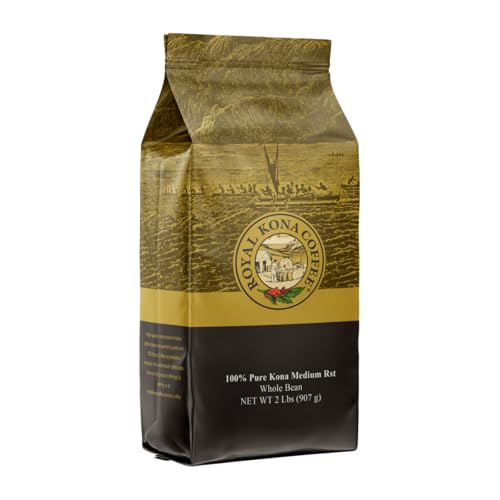ROYAL KONA COFFEE Whole Bean - 100%...