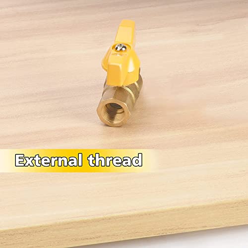 Drado Valvola a sfera da 1/4 di pollice, valvola a...