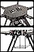 JeeFly LX850 Carbon Fiber Hexacopter Frame Kit Foldable Arm 850mm Heavy Lift Drone Frame with Landing Gear for Cinematic & Industrial Payloads