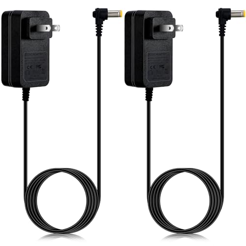 Umigy 2 Pcs 4.5V Power Adapter Compatible with Lemax Lighted Accessory Ac DC Power Adapter 94566 94563 94564 94565 74227 74706 Christmas Micro Lighting Building Decoration(1 Output)