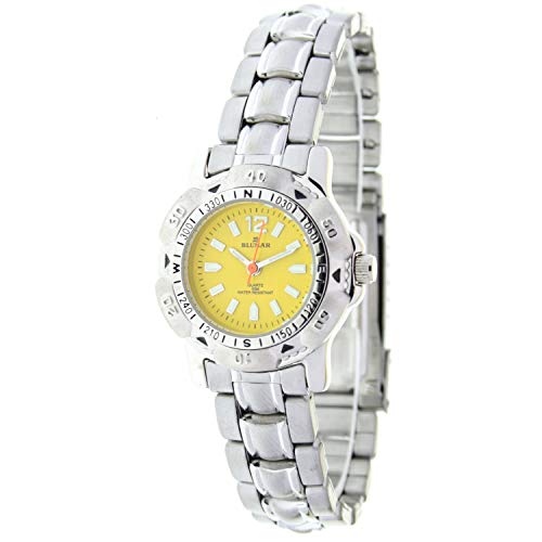 Blumar Bl-09097 Reloj Analogico para Mujer Caja De Metal Esfera Color Amarillo Blumar Bl-09097 Reloj Analogico para Mujer Caja De Metal Esfera Color Amarillo