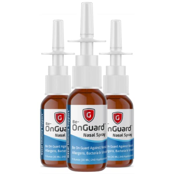 Nasal Spray 3 Pack | 240 Metered Doses | Fast Acting Sinus and Allergy Relief | Safe for Kids and Adults | Max Strength Decongestant