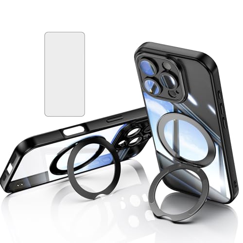 Coque iPhone 16 Pro Asuwish idéale pour regarder vos vidéos avec anneau support intégré