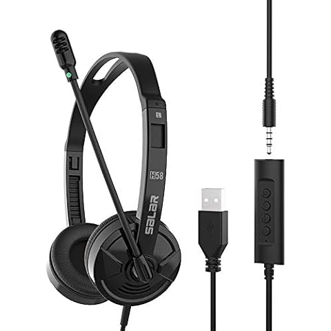 KJKT Noise Cancelling Headset for PC Cover