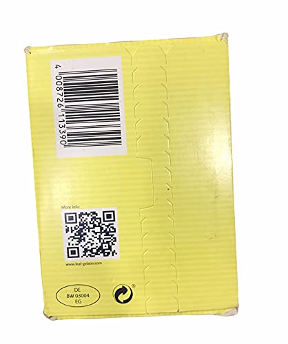 Gelita Gold Strength Leaf Gelatin - 500 Sheets/2.2 Pounds