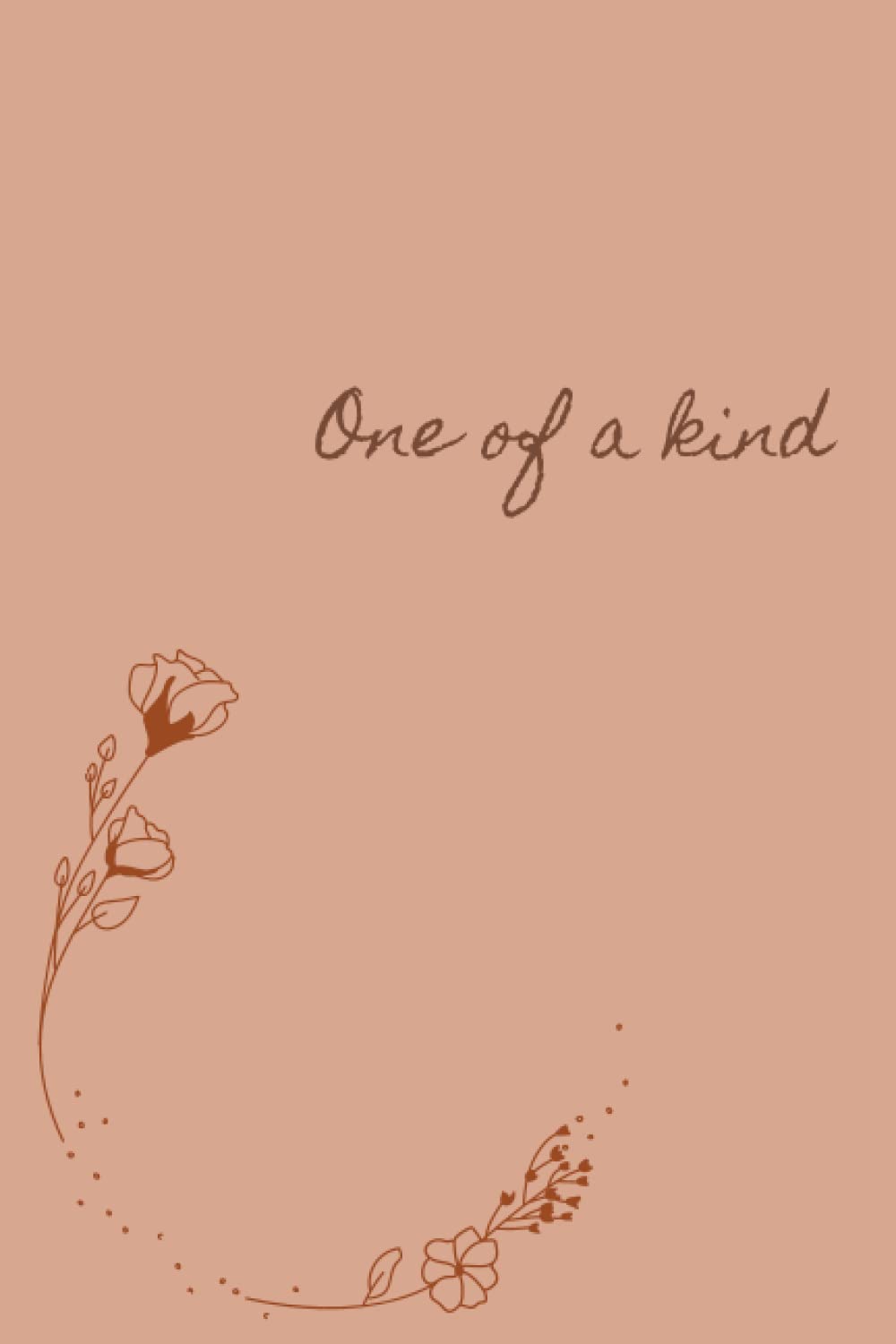 One of a Kind: Simple and Classy Style Blank Notebook