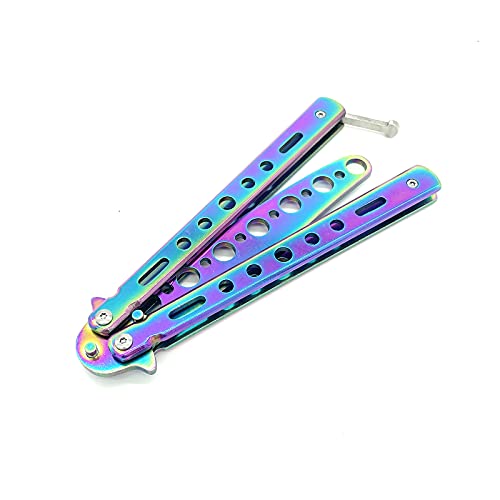 Kafenda Butterfly Knife, Butterfly Knife Trainer, Practice Stainless Steel Training Tool For Training And Practice, Durable Stainless Steel (Black) (Color) #TOP4