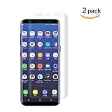 [2 PACK] Samsung Galaxy S9 Plus Screen Protector (Case Friendly), DeFitch [Full Coverage] PET Soft Flexible TPU film with Lifetime Replacement Warranty