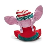 Disney Store Official Christmas Angel Medium Soft Toy, Lilo & Stitch, 36cm/14”, Cute Plush Stuffed Alien in Festive Santa's Elf Costume, Suitable for Ages 0+ - Image 6
