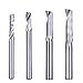 Xianglaa-Router bit, 1Pcs 3.175/4/5/6/8mm Single Flute Milling Cutters for Aluminum CNC Tools Solid Carbide, (Dimensions : 3.175x7mm)