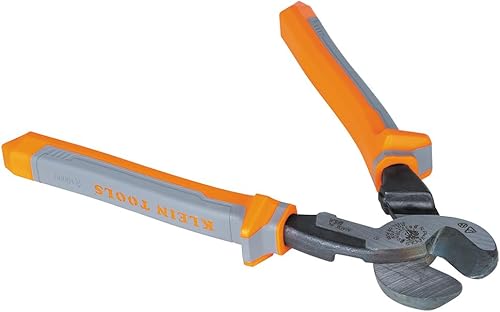 Miniatura 10 de Klein Tools 63225RINS Cortador de cables, cortador de cable aislado de precisión de alto apalancamiento corta cable de aluminio, cobre y