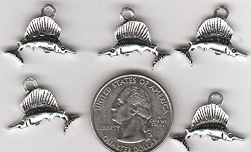 Metal DEEP SEA Fish Charm OR PENDENTS JUNKMANRALF U.S. Seller - A 7 You GET 20