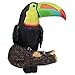 VIRAWA Toucan Tree Decor Hanging Garden Statue 11.4 Inches High Multicolor Resin Tropical Animal Lawn Exotic Bird Sculpture for Lawn Porch Yard Patio (Style3)