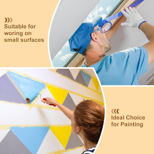 Image of Masking Tape 10 Colors Painters Tape Paper Tape [for Crafts DIY Walls Painting Packing Automotive Home Decoration Teaching]- 1 Inch x 10 Yards /10 Rolls