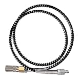 Paintball Filling Equipment Adapter Air Hose Extension,39in Air Filling Station Charging System Whip Hose with 8mm Male and Female Qick Connector