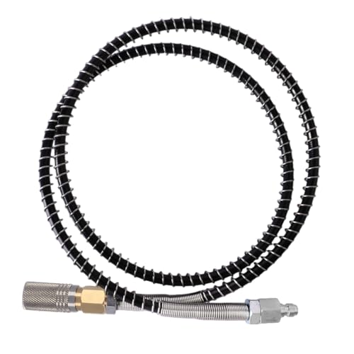 Paintball Filling Equipment Adapter Air Hose Extension,39in Air Filling Station Charging System Whip Hose with 8mm Male and Female Qick Connector