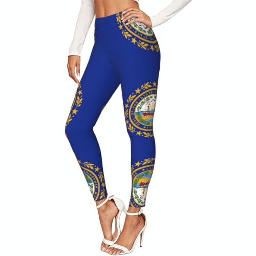 Leggings para mujer New Hampshire pantalones deportivos elásticos mallas gimnasio y running