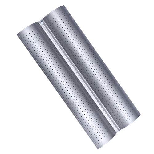 Garneck Non-stick Baking Pans Set 2pcs Baking Wave Bread Pan Oven Easy to Use and Steel for Home Kitchen