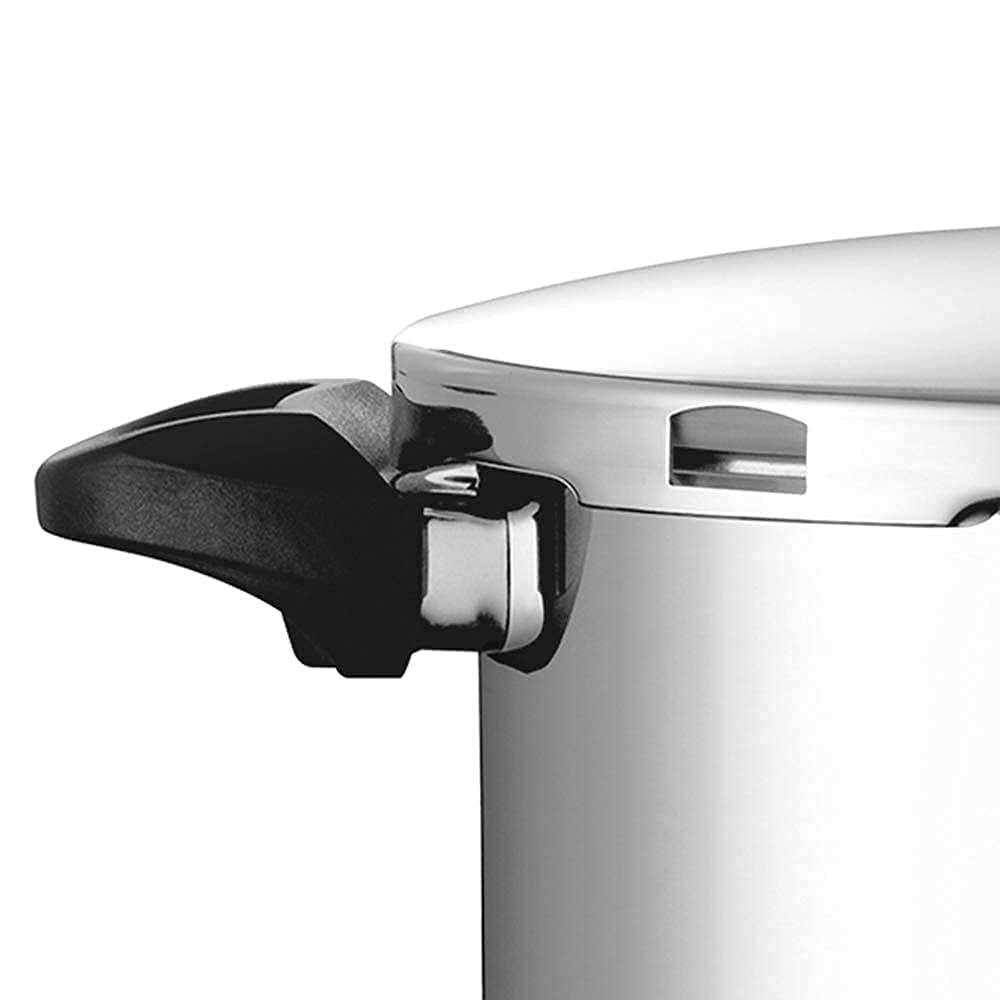 Fagor Duo - Olla Express Rápida 4L, Acero Inoxidable 18/10, Todo Tipo de Cocinas, INDUCCIÓN, 2 niveles de presión, 5 Sistemas de Seguridad