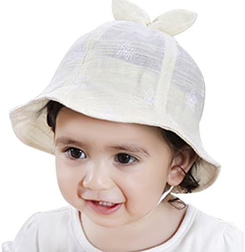 Amazon Co Jp 赤ちゃん帽子 夏 日よけ帽 バケツハット あごひも付き リボン付き 紫外線対策 Uvカット 幼児 女の子 男の子 通気性 かわいい帽子 お出かけ用品 スポーツ アウトドア