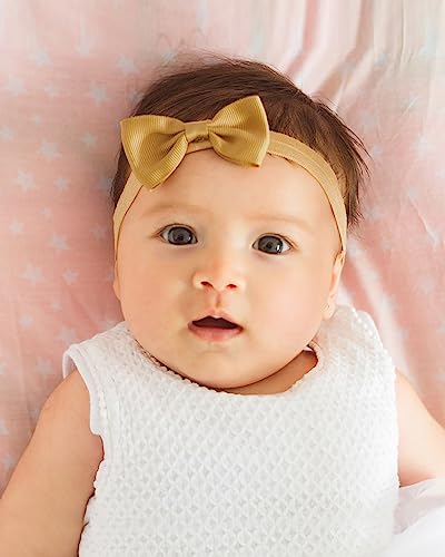 jollybows 40pcs Baby Girls Bows Headbands Elastic Hairband Ribbon Bow Hair Accessories for Newborns Infants Toddlers and Kids4