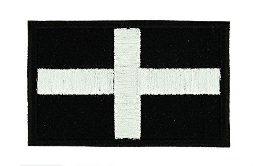 Patch Termoadesiva Bandiera Di Cipro | Stemma Ricamato Per Zaini E Giubbotti, 7x4.5 Cm