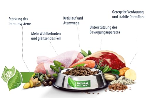 Happy Dog Sensible Andalucía M 1 kg - Trockenfutter, Geschmacksrichtung Schwein