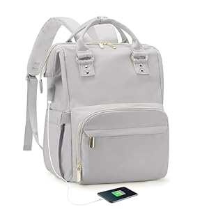 Rucksack Damen,Wasserdicht Cityrucksack Handgepäck Laptop Lässig Rucksack Tasche 2 in 1 mit Laptopfach Modern Schulrucksack Reiserucksack Damen Elegant Schule Daypack Backpack Women