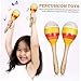 Abaodam 1Pair Colorful Maracas Shaker for Engaging Musical Instruments for Sensory Play Montessori Music Education Home Activities and Group Fun for Boys