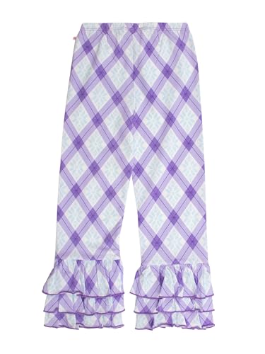 Image of RuffleButts Baby /Toddler Girls Stretchy Flare Pants w /Ruffles