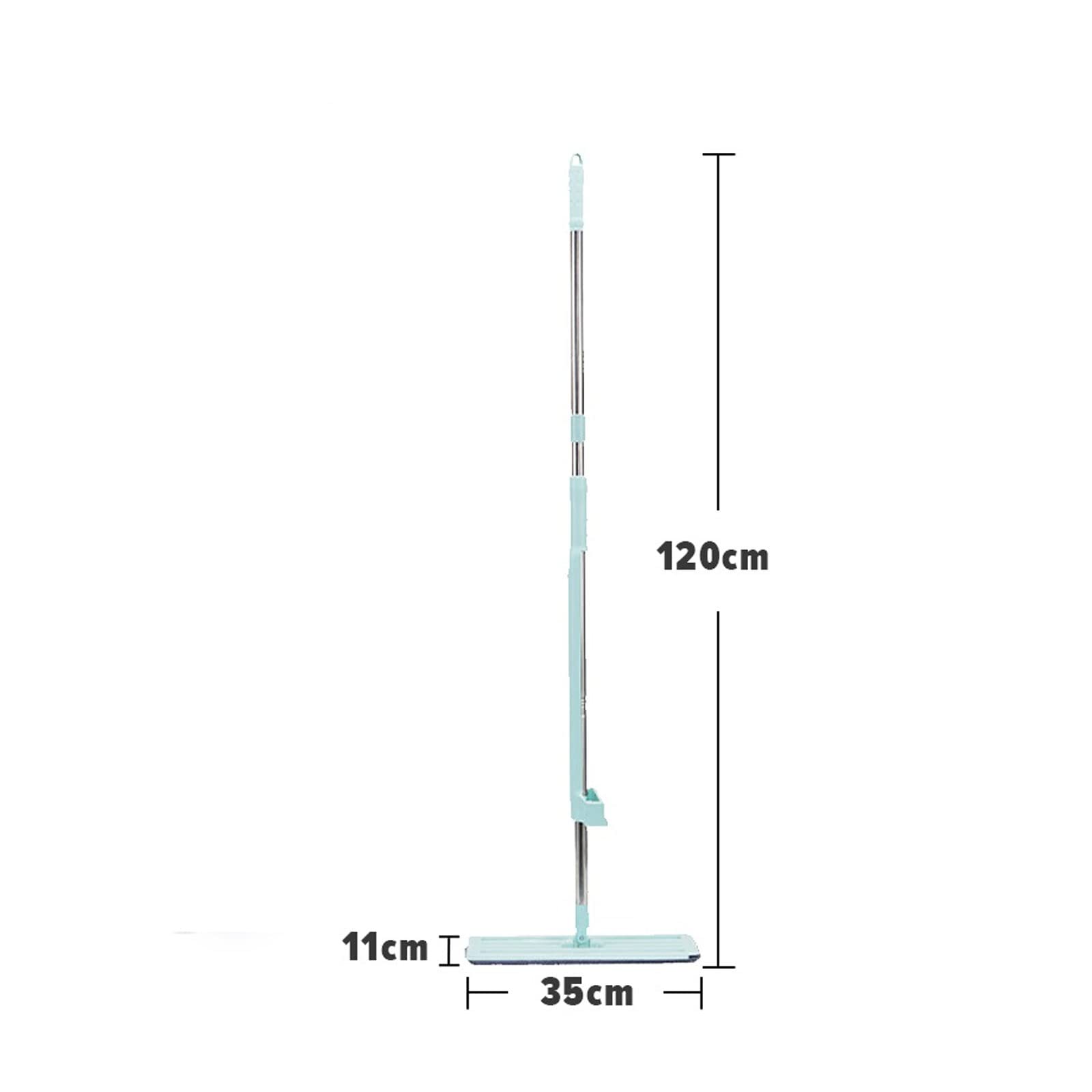 Mopa de microfibra con cabezal giratorio de 360 grados para limpieza de suelos del hogar, fregona seca duradera y eficiente para todas las superficies